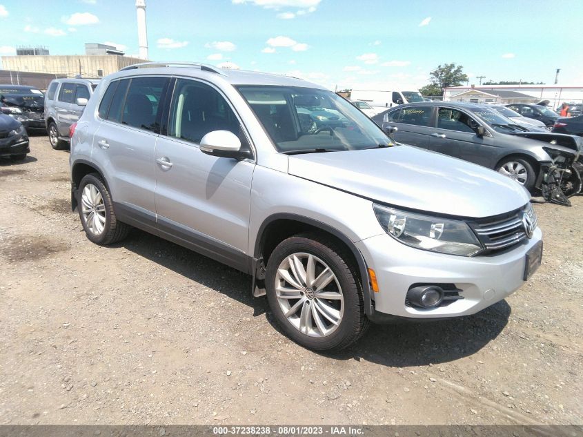 2014 VOLKSWAGEN TIGUAN SE - WVGBV3AX1EW556793