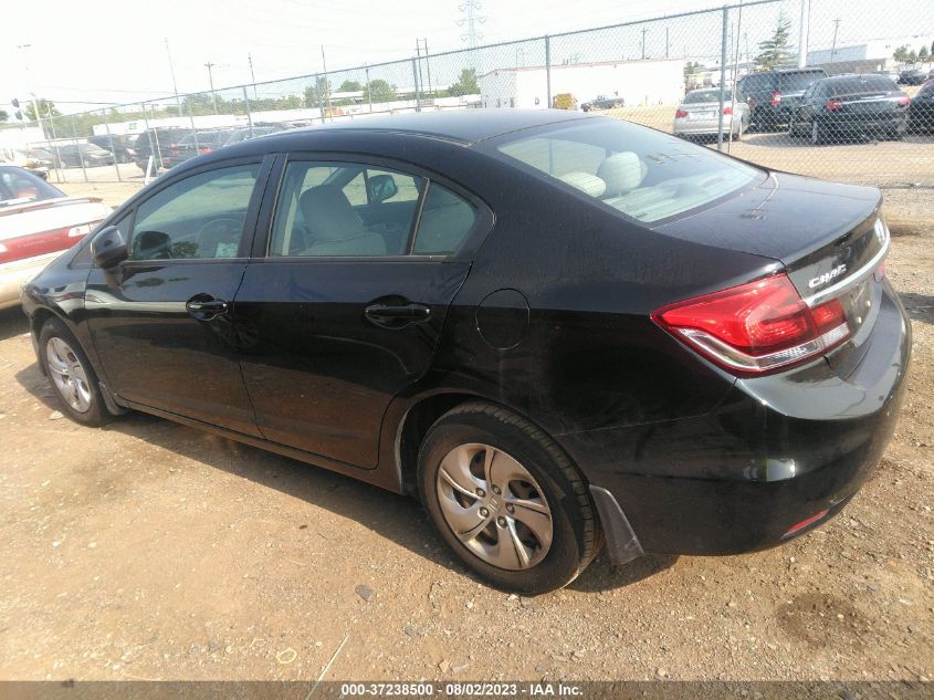 2013 HONDA CIVIC SDN LX - 19XFB2F50DE059825