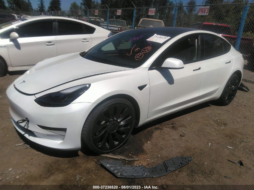 2023 TESLA MODEL 3 PERFORMANCE - 5YJ3E1EC7PF466575