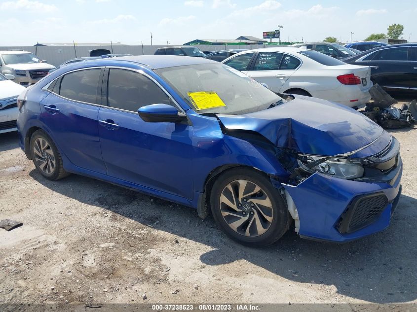 2017 HONDA CIVIC HATCHBACK LX - SHHFK7H21HU222139