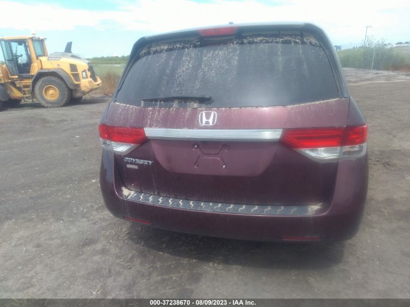 2016 HONDA ODYSSEY EX-L - 5FNRL5H68GB139812