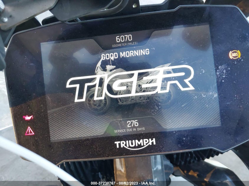 VIN SMTE64DF0PTBF5246 2023 TRIUMPH MOTORCYCLE TIGER 900 GT PRO