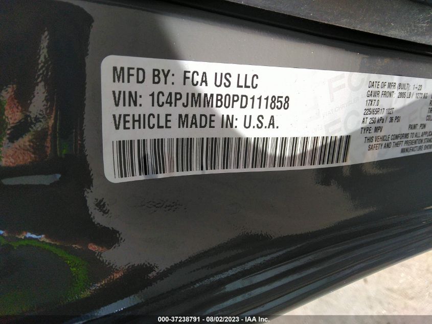 2023 JEEP CHEROKEE ALTITUDE LUX - 1C4PJMMB0PD111858