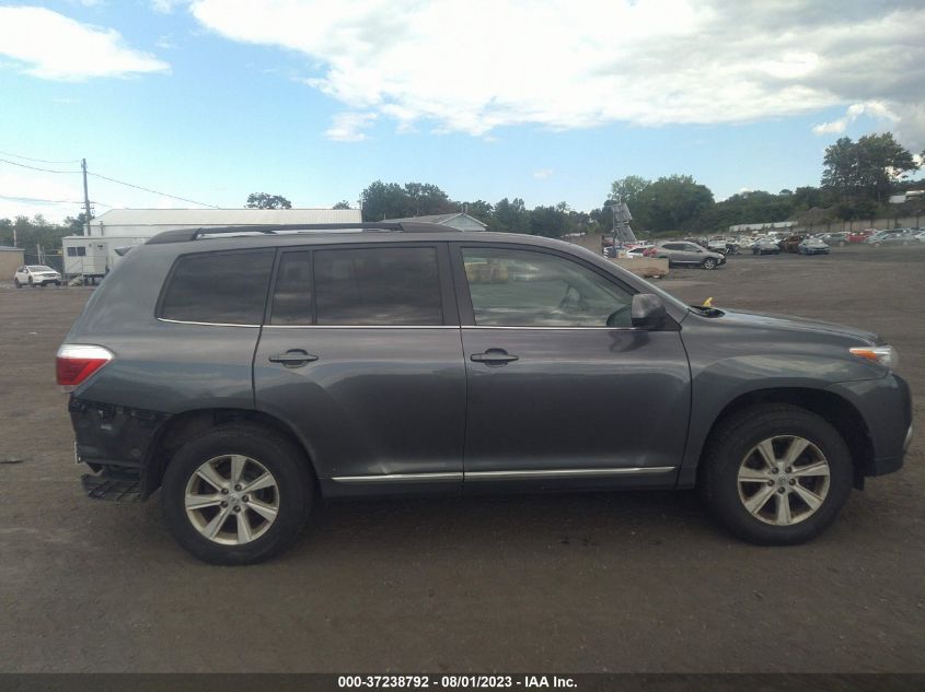 2013 TOYOTA HIGHLANDER - 5TDBK3EH3DS258003