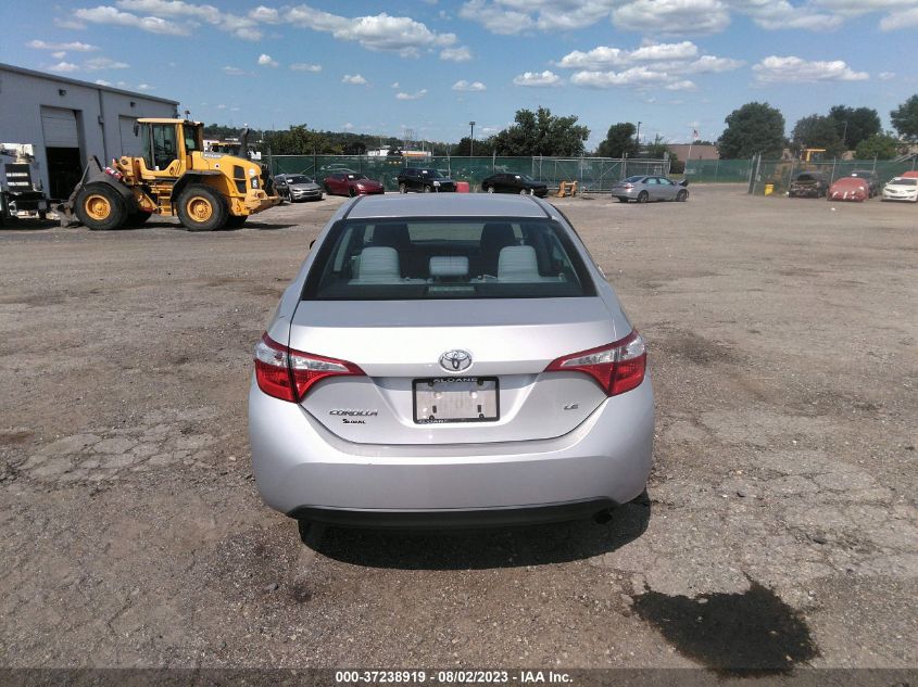 2015 TOYOTA COROLLA L/LE/S/S PLUS/LE PLUS - 2T1BURHE4FC277718