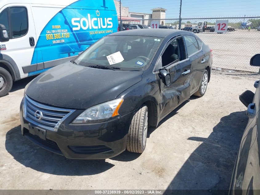 2014 NISSAN SENTRA S - 3N1AB7AP4EY202343