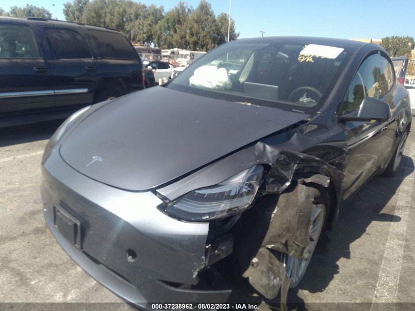 VIN 7SAYGDEE9NF440191 2022 TESLA MODEL Y LONG RANGE