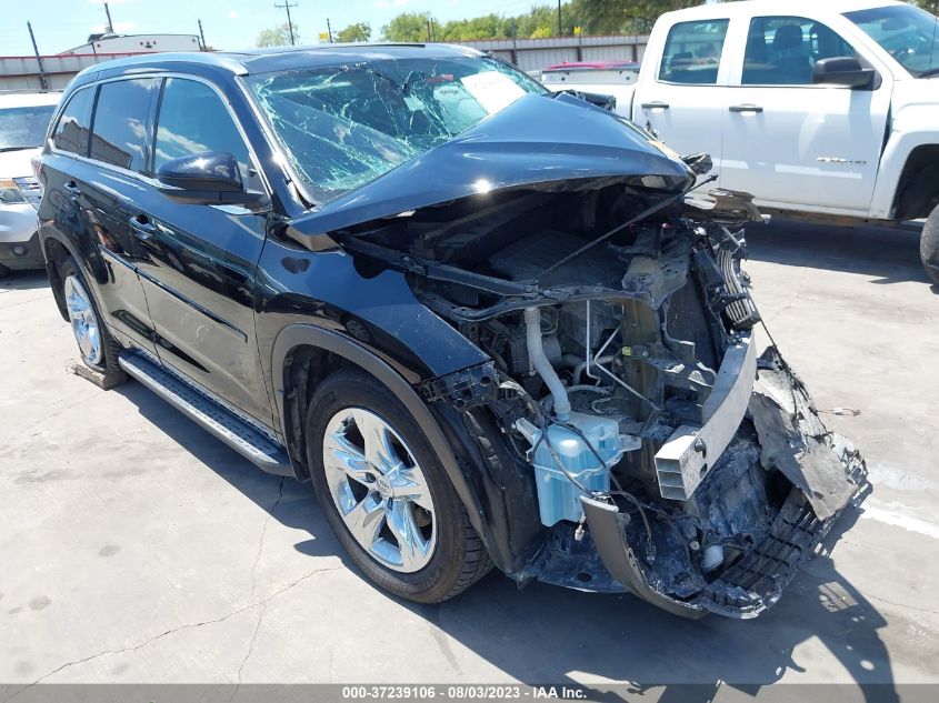 2014 TOYOTA HIGHLANDER LIMITED - 5TDYKRFH9ES005149