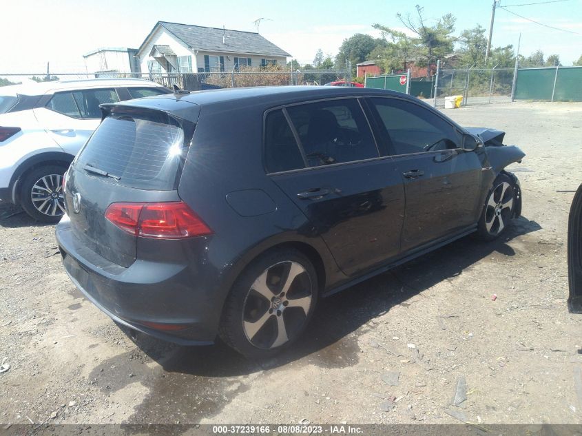 2017 VOLKSWAGEN GOLF GTI S/SE/AUTOBAHN/SPORT - 3VW4T7AU3HM019263