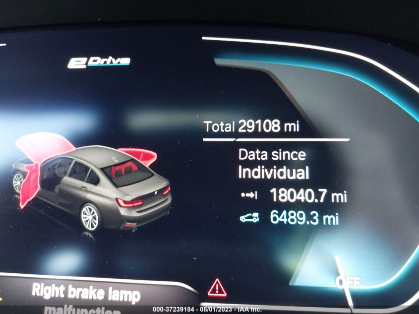 2021 BMW 3 SERIES 330E - WBA5P7C06MFJ81451
