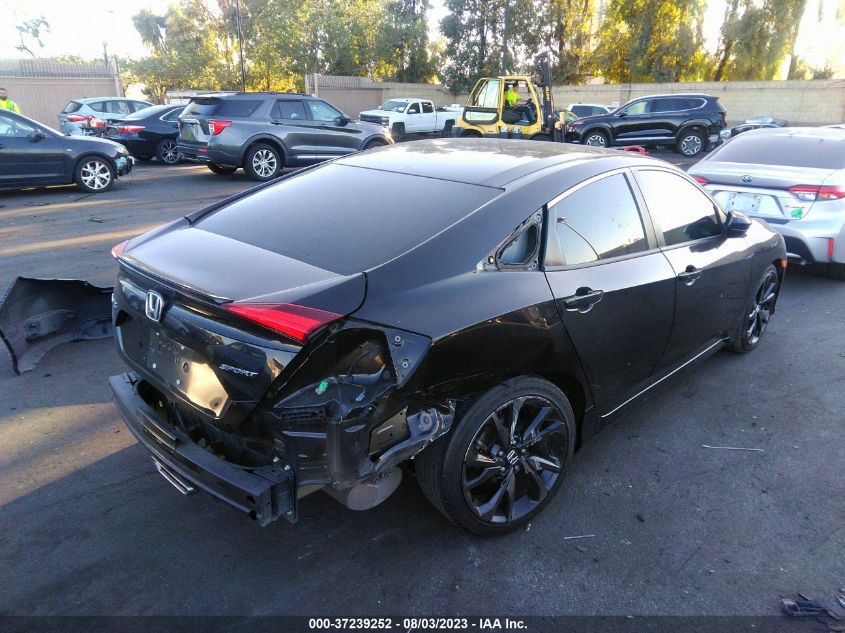 2020 HONDA CIVIC SEDAN SPORT - 2HGFC2F85LH596525