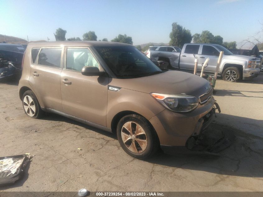 2016 KIA SOUL BASE - KNDJN2A27G7317857