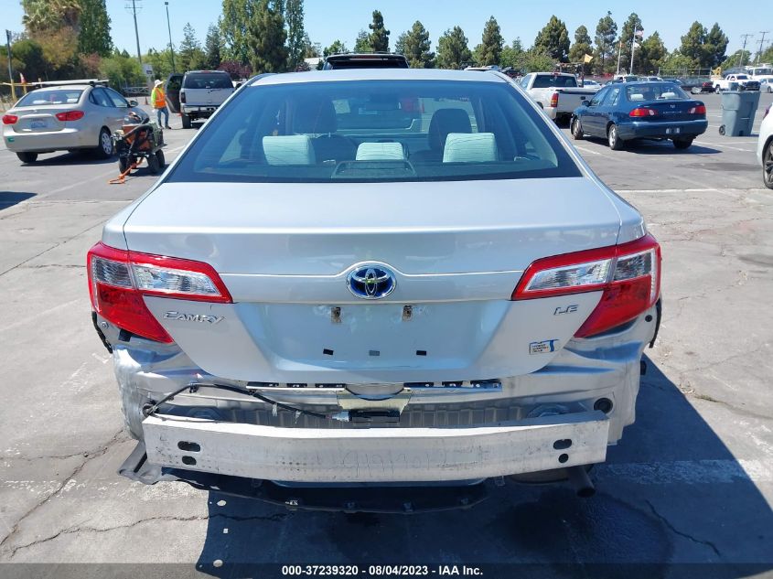 2014 TOYOTA CAMRY HYBRID LE/XLE/SE LIMITED EDITION - 4T1BD1FK2EU101368