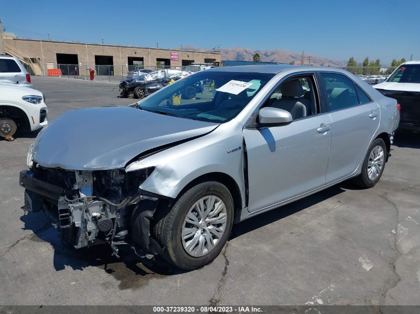 2014 TOYOTA CAMRY HYBRID LE/XLE/SE LIMITED EDITION - 4T1BD1FK2EU101368