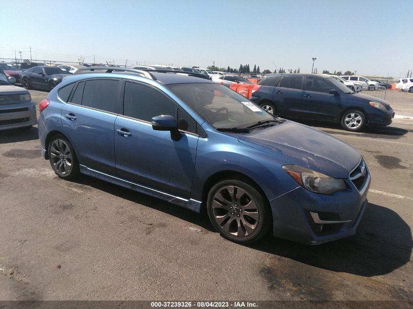 2015 SUBARU IMPREZA WAGON 2.0I SPORT PREMIUM - JF1GPAT61FH207870