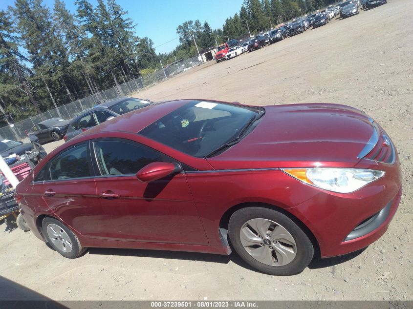 2014 HYUNDAI SONATA GLS - 5NPEB4AC4EH823525