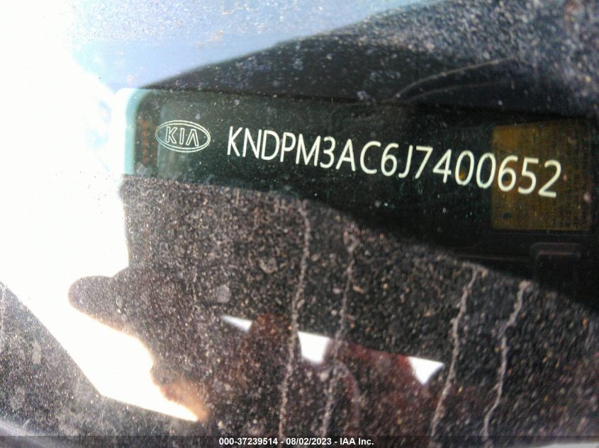 2018 KIA SPORTAGE LX - KNDPM3AC6J7400652