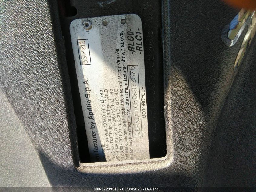 2002 APRILIA SR50 DITECH - ZD4RLC1052S000876