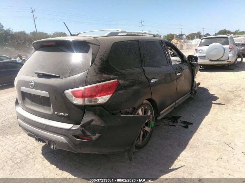 2016 NISSAN PATHFINDER PLATINUM - 5N1AR2MN7GC613538