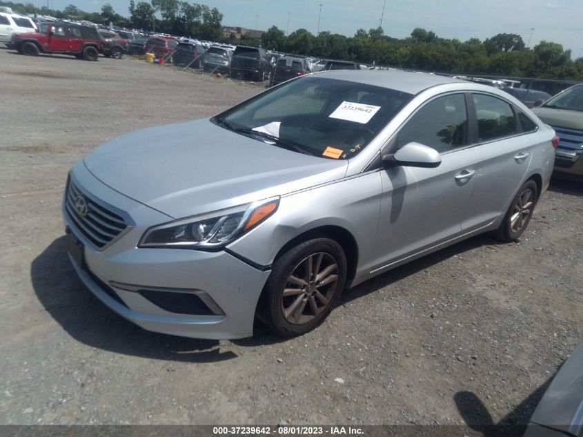 2017 HYUNDAI SONATA 2.4L - 5NPE24AF7HH506725