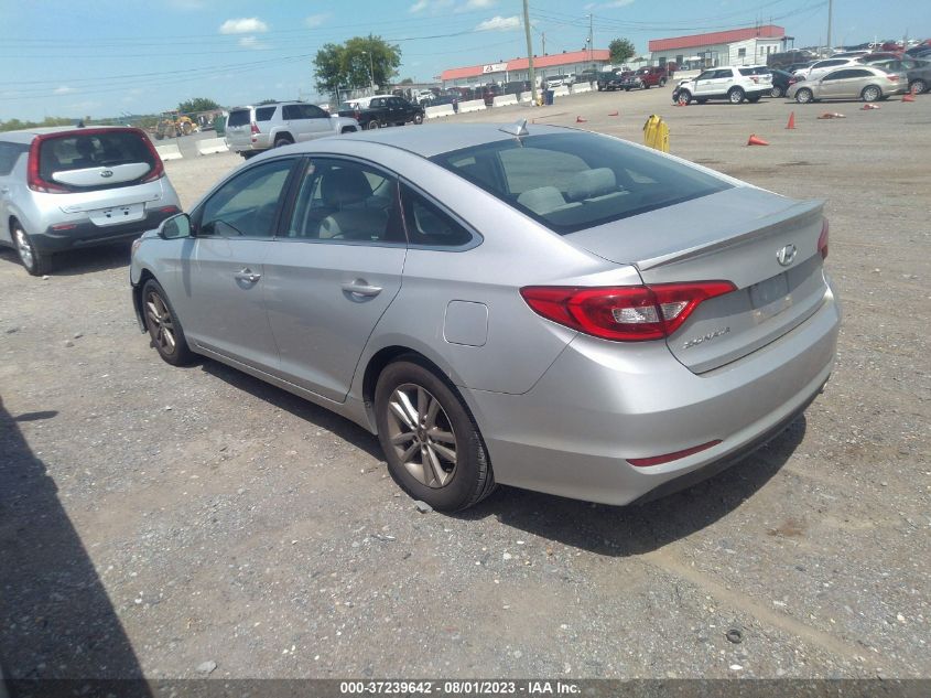 2017 HYUNDAI SONATA 2.4L - 5NPE24AF7HH506725