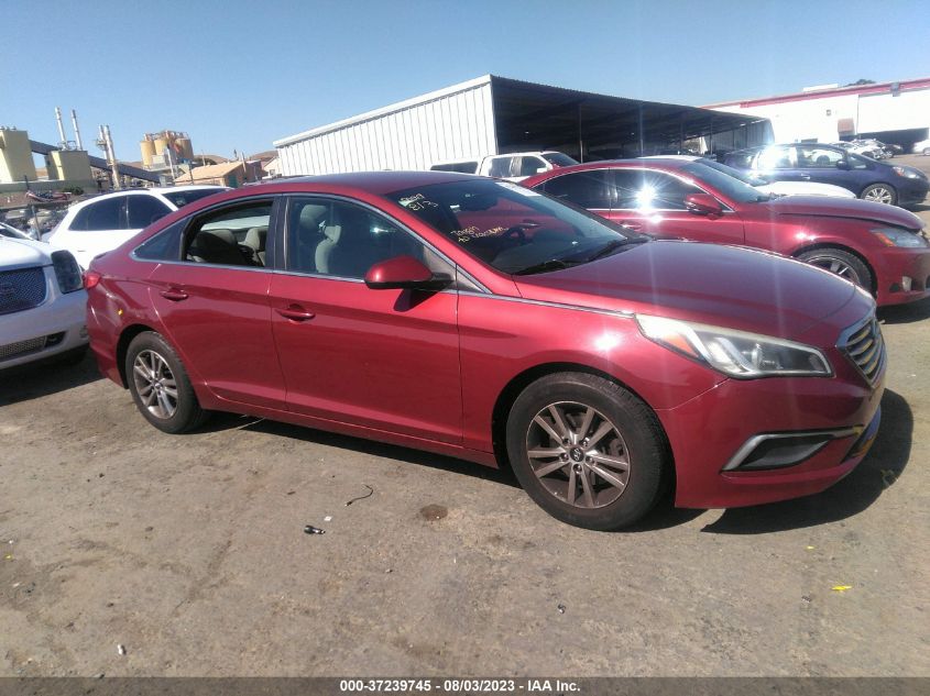 2016 HYUNDAI SONATA 2.4L SE - 5NPE24AF5GH383747