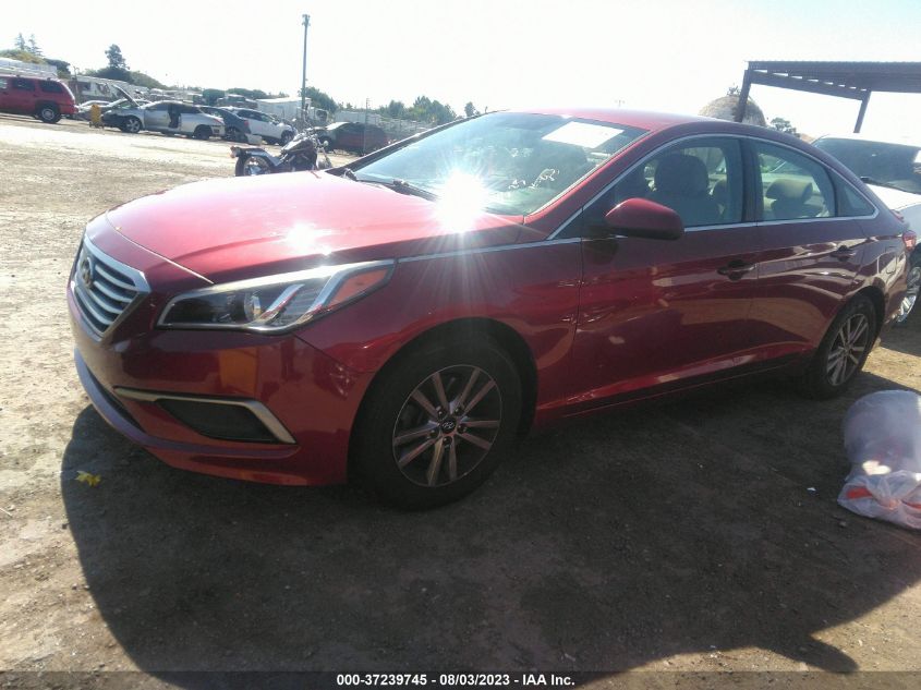 2016 HYUNDAI SONATA 2.4L SE - 5NPE24AF5GH383747