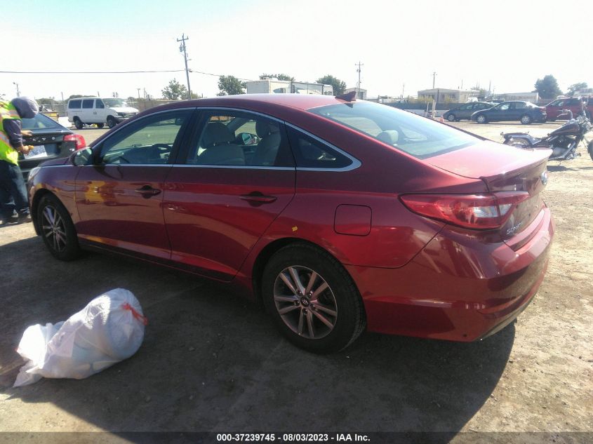 2016 HYUNDAI SONATA 2.4L SE - 5NPE24AF5GH383747