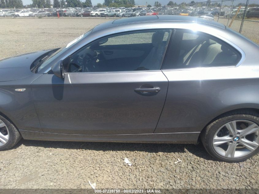 2013 BMW 1 SERIES 128I WBAUP7C5XDVP24264