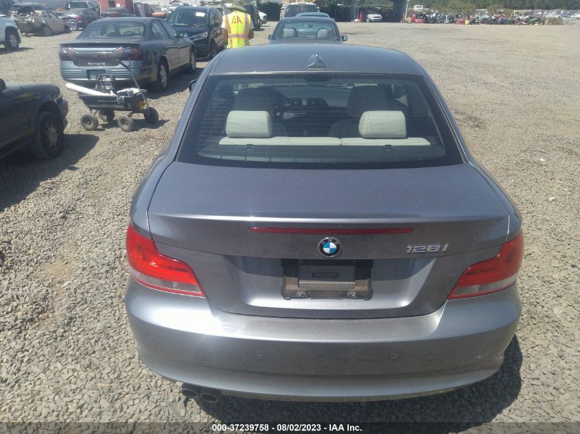 2013 BMW 1 SERIES 128I WBAUP7C5XDVP24264