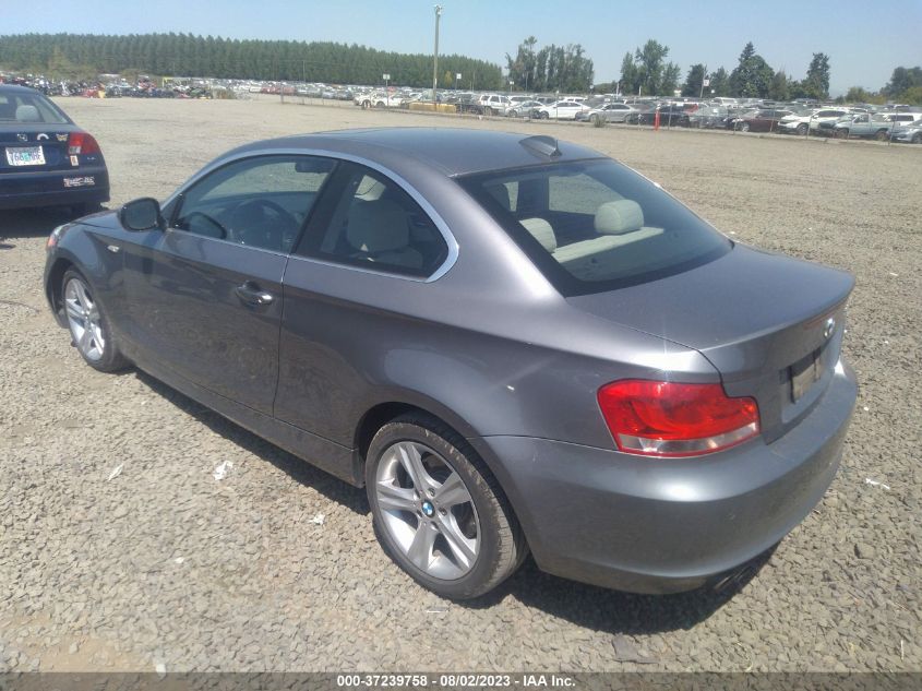 2013 BMW 1 SERIES 128I WBAUP7C5XDVP24264