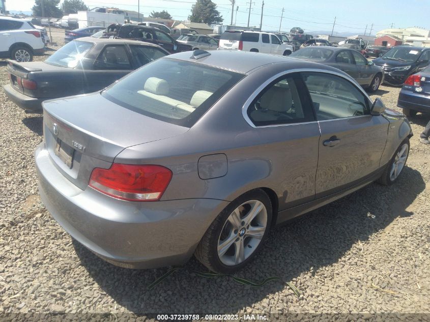 2013 BMW 1 SERIES 128I WBAUP7C5XDVP24264
