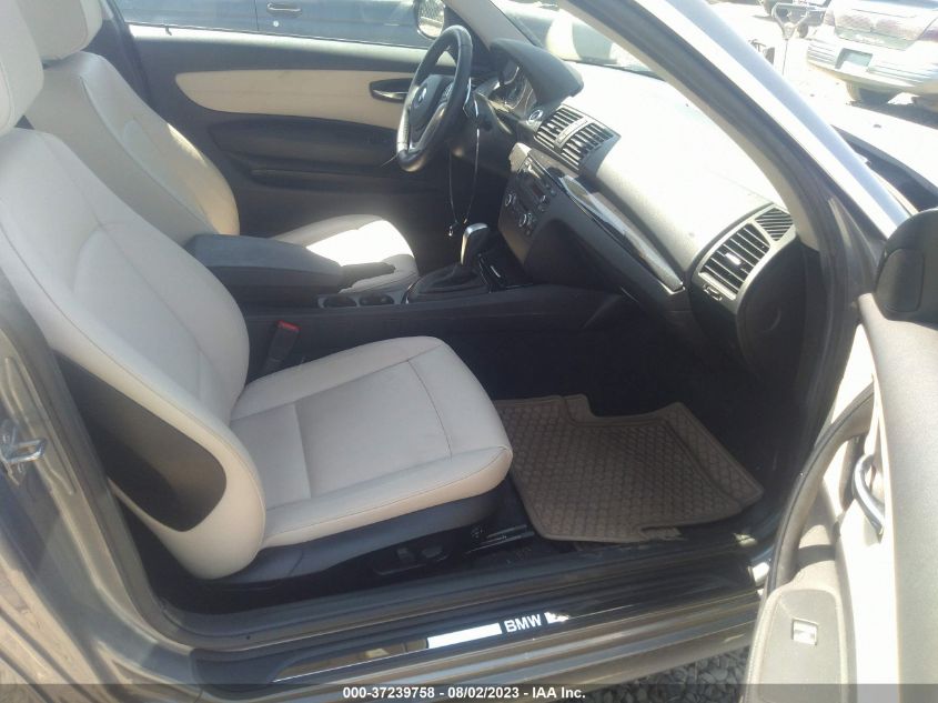 2013 BMW 1 SERIES 128I WBAUP7C5XDVP24264