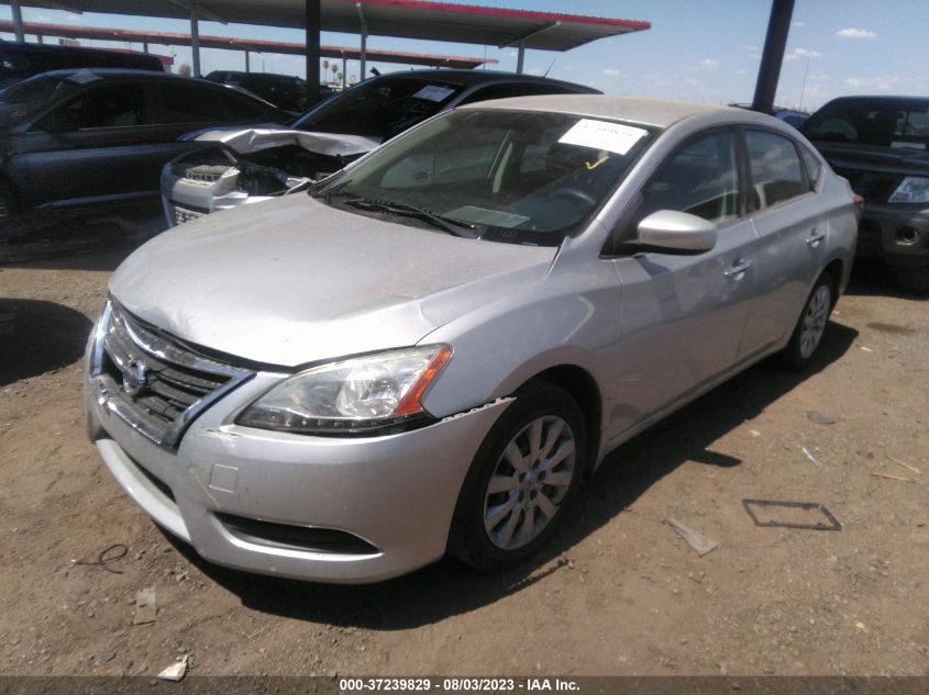 2014 NISSAN SENTRA S/SV/SR/SL - 1N4AB7AP7EN855619