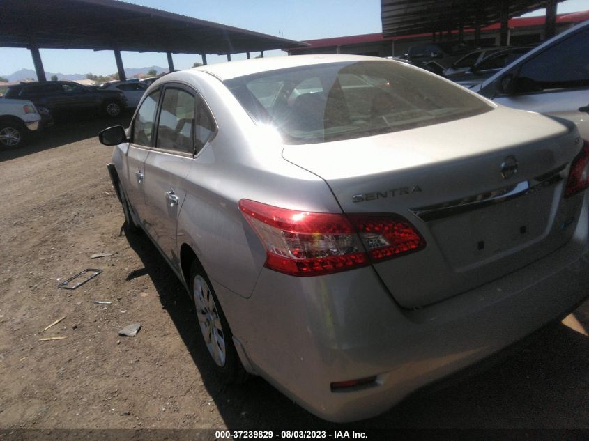 2014 NISSAN SENTRA S/SV/SR/SL - 1N4AB7AP7EN855619