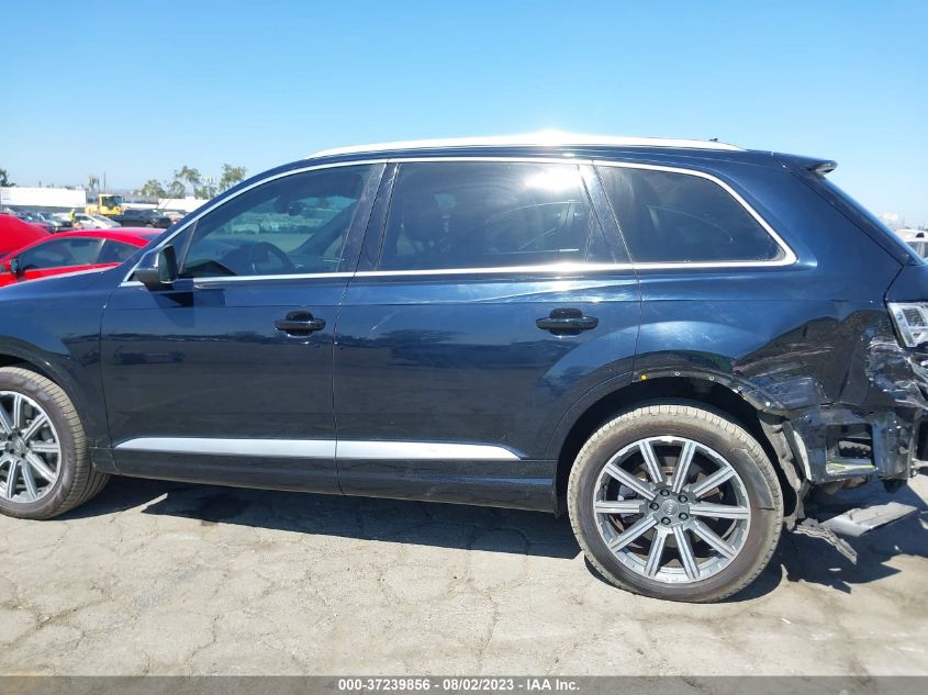 2017 AUDI Q7 PREMIUM PLUS - WA1LAAF76HD056723