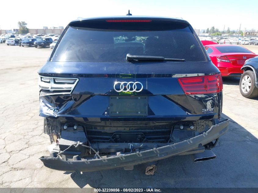 2017 AUDI Q7 PREMIUM PLUS - WA1LAAF76HD056723
