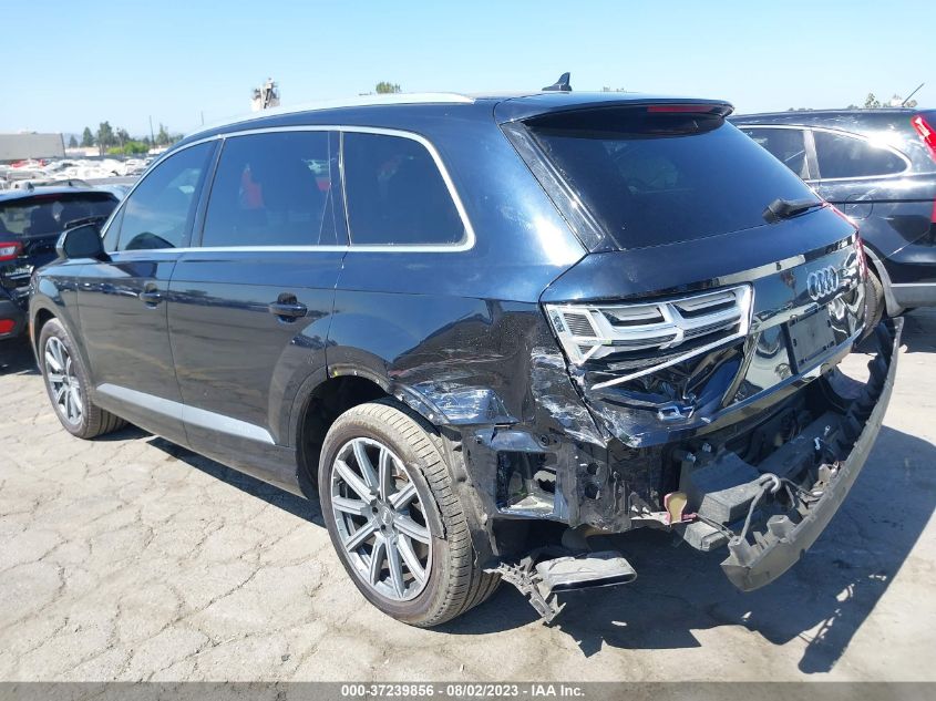 2017 AUDI Q7 PREMIUM PLUS - WA1LAAF76HD056723