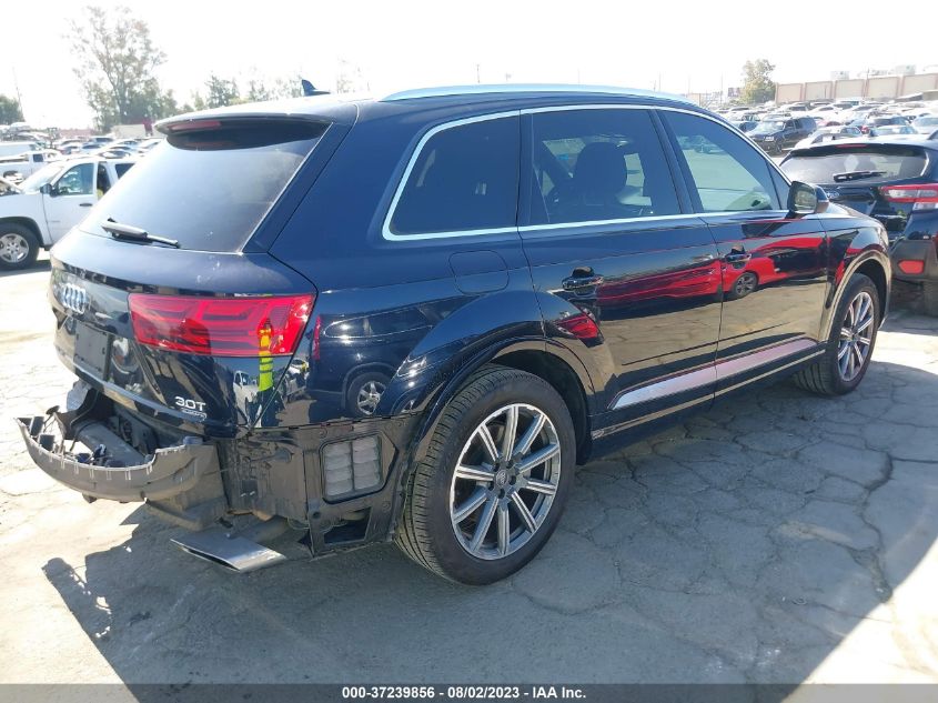 2017 AUDI Q7 PREMIUM PLUS - WA1LAAF76HD056723