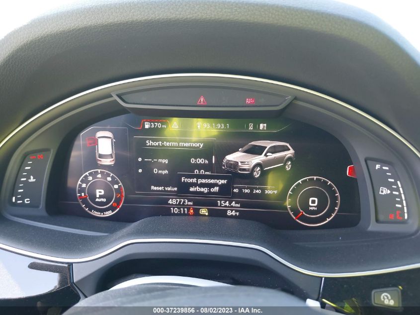 2017 AUDI Q7 PREMIUM PLUS - WA1LAAF76HD056723