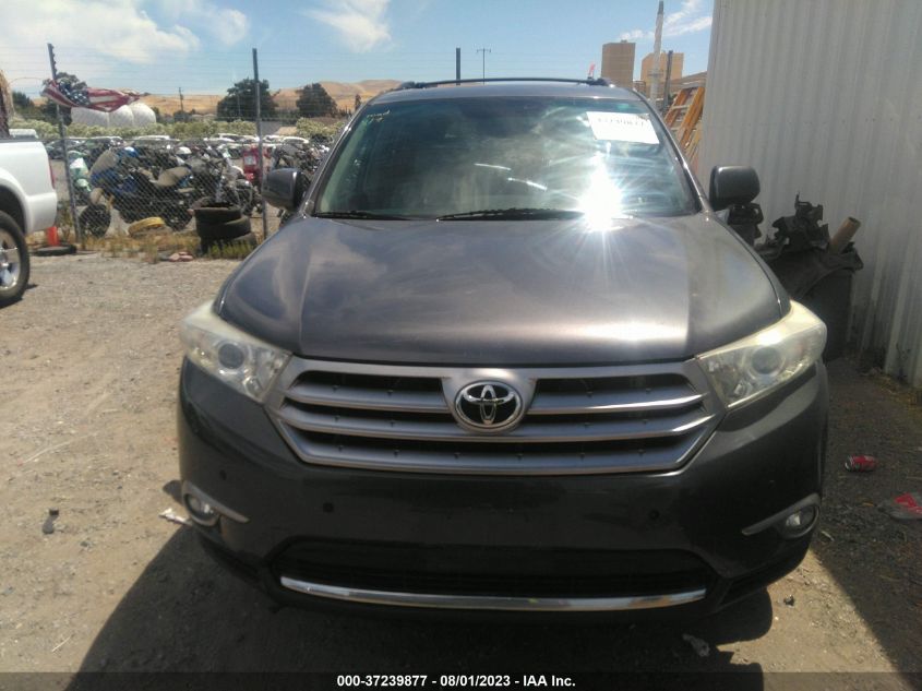 2013 TOYOTA HIGHLANDER LIMITED - 5TDYK3EH5DS135782
