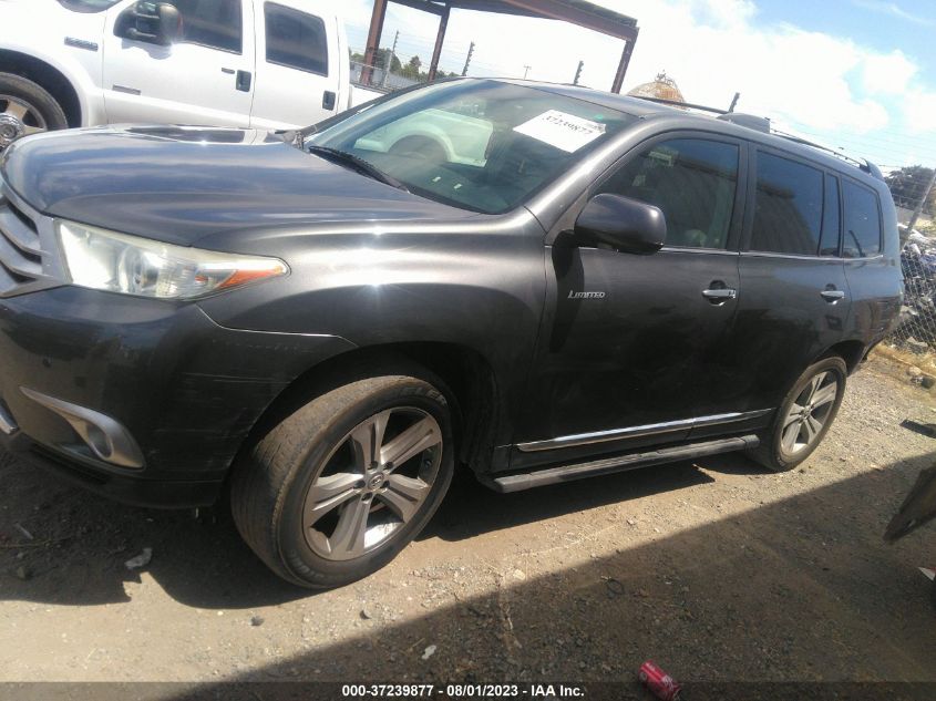 2013 TOYOTA HIGHLANDER LIMITED - 5TDYK3EH5DS135782