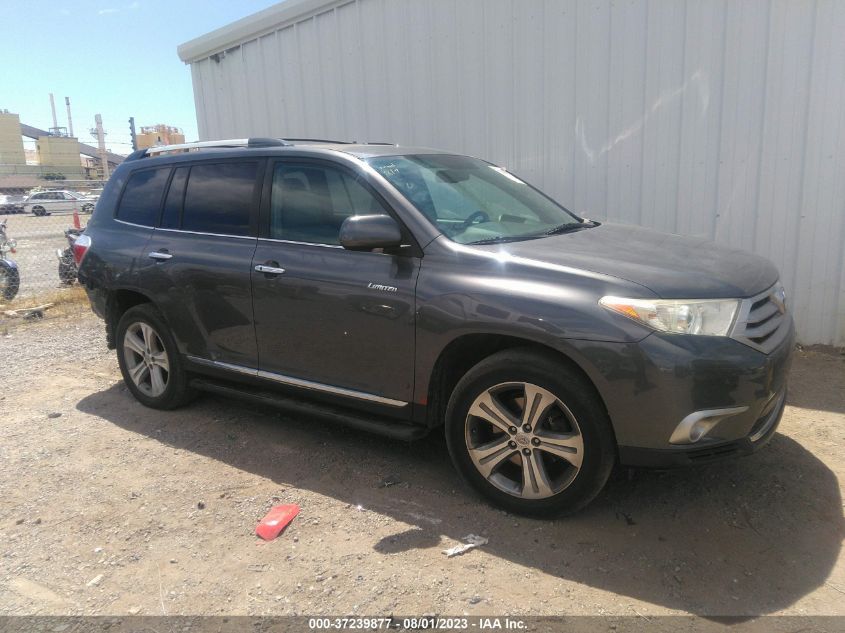 2013 TOYOTA HIGHLANDER LIMITED - 5TDYK3EH5DS135782