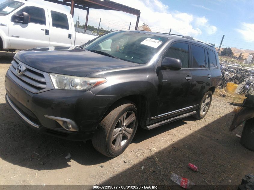 2013 TOYOTA HIGHLANDER LIMITED - 5TDYK3EH5DS135782