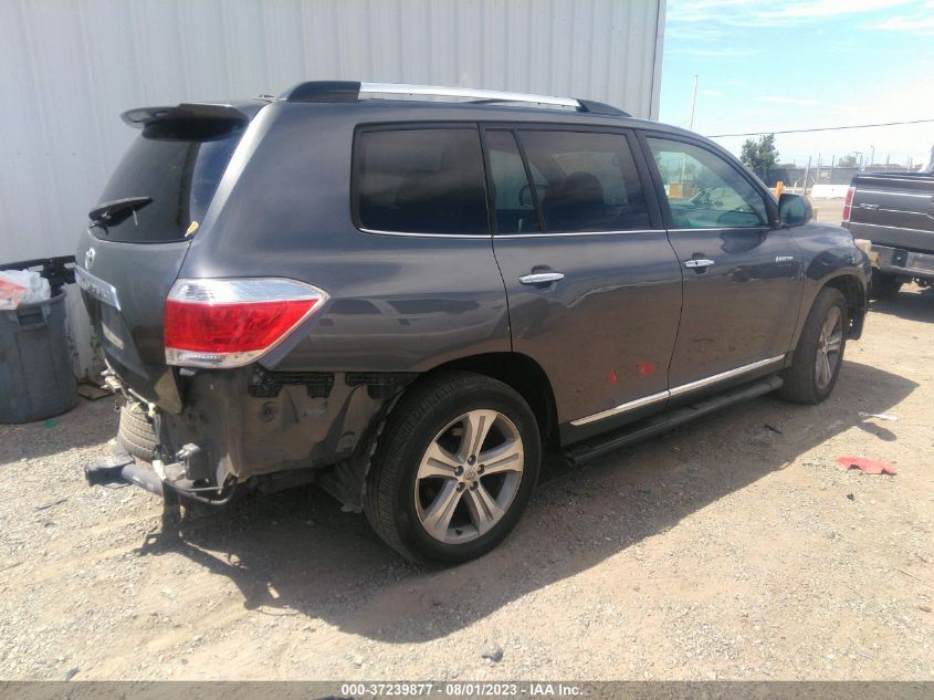 2013 TOYOTA HIGHLANDER LIMITED - 5TDYK3EH5DS135782