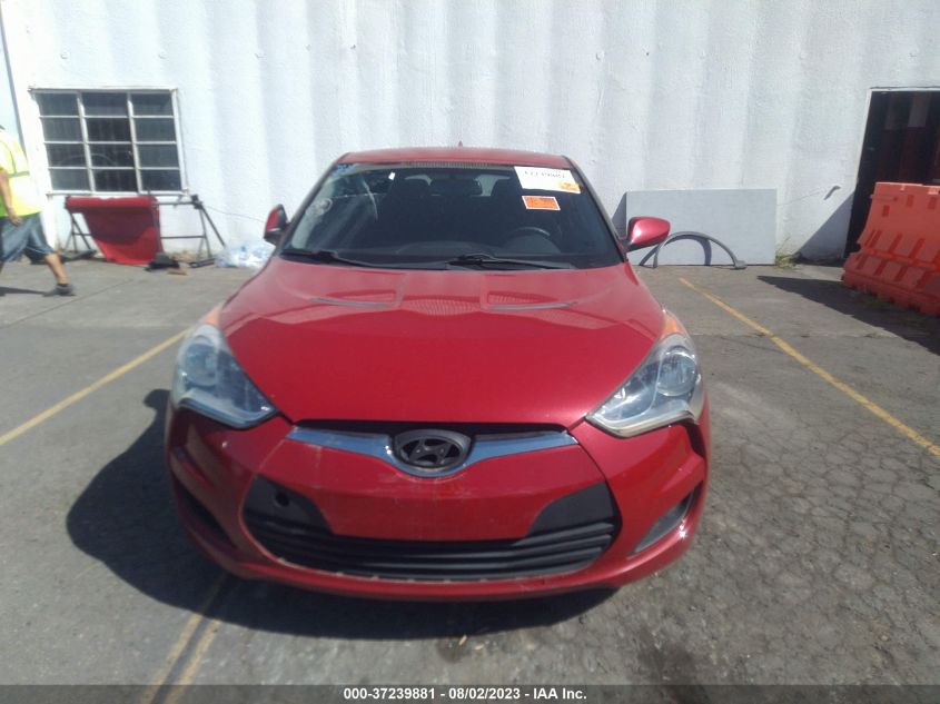 2013 HYUNDAI VELOSTER W/BLACK INT - KMHTC6ADXDU112243