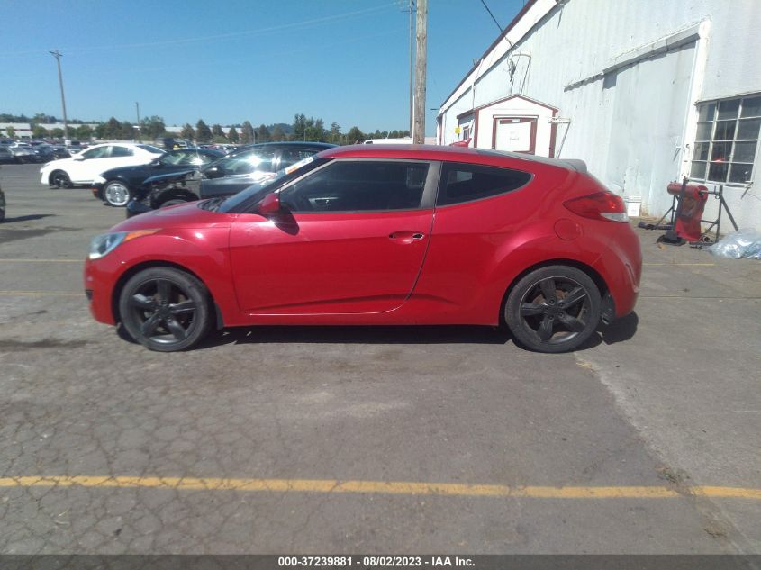 2013 HYUNDAI VELOSTER W/BLACK INT - KMHTC6ADXDU112243