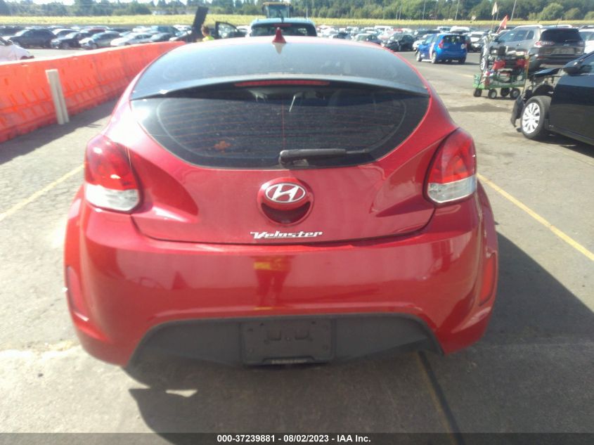2013 HYUNDAI VELOSTER W/BLACK INT - KMHTC6ADXDU112243
