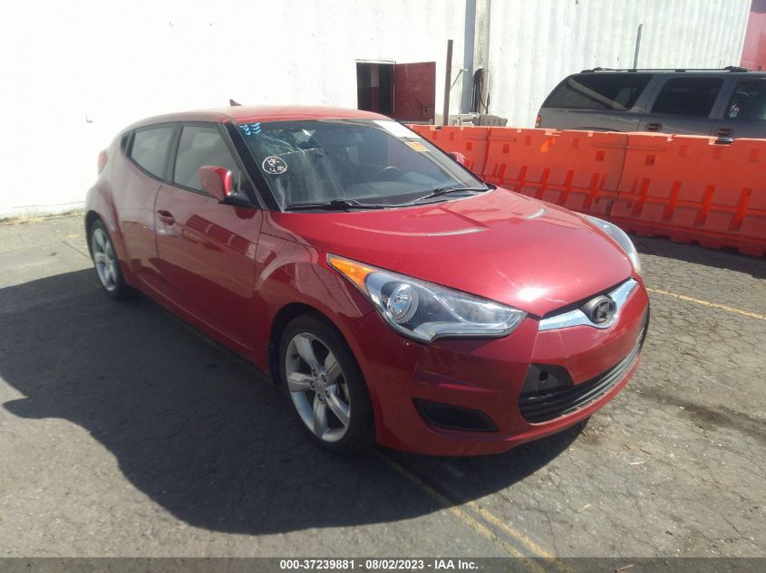 2013 HYUNDAI VELOSTER W/BLACK INT - KMHTC6ADXDU112243