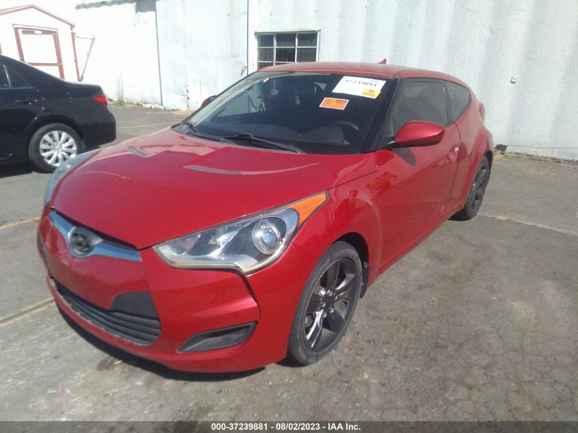 2013 HYUNDAI VELOSTER W/BLACK INT - KMHTC6ADXDU112243